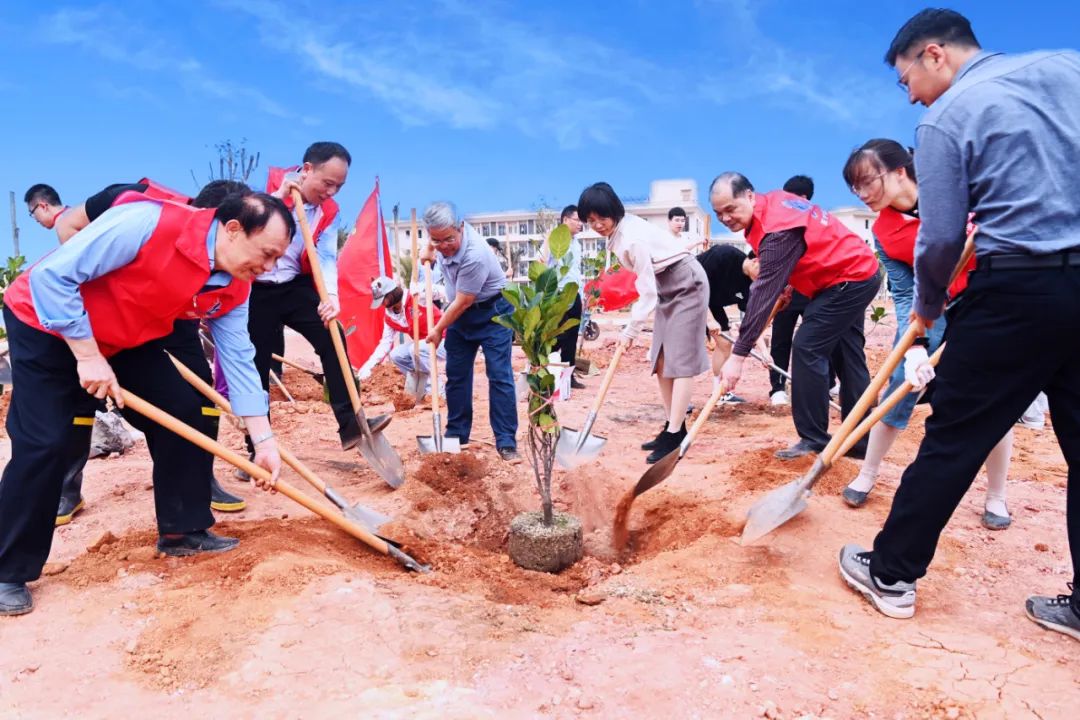為青山添綠，為黨旗添彩 | 朋宇組公司開展志愿者植樹活動